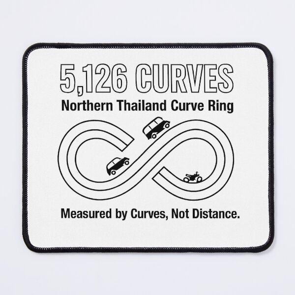 Item preview, 5,126 Curves: The Ultimate Northern Thailand Road Trip Loop Design designed and sold by shikuldo7.