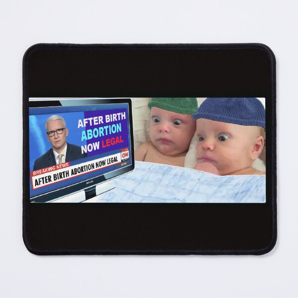 Item preview, babies watch news after birth abortion legal  designed and sold by VWscout2.