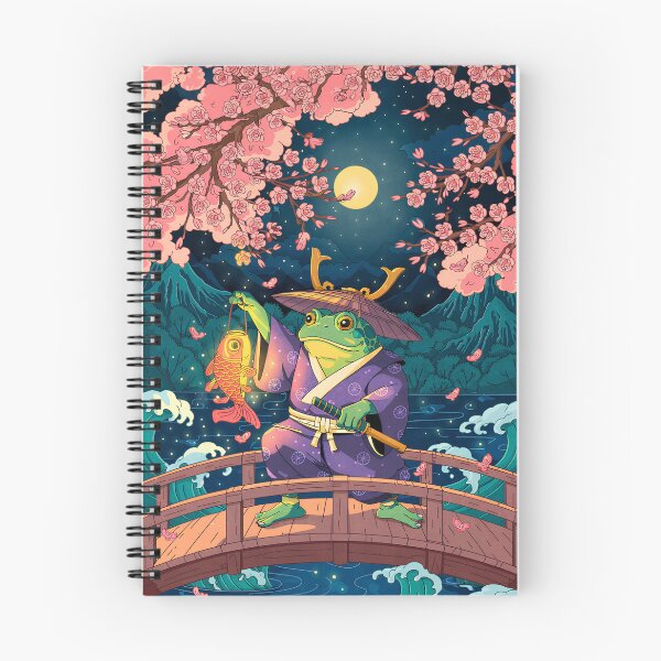 Item preview, Samurai Frog Lantern Phone Case | Cute Whimsical Frog Art iPhone & Samsung Cover | Pastel Magical Galaxy Frog Gift, Dreamy Phone Frog Lovers designed and sold by ynsben.