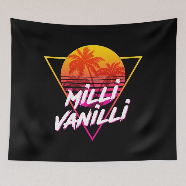 Item preview, Milli Vanilli - Proud Name Retro 80s Sunset Aesthetic Design  designed and sold by alinashoo.