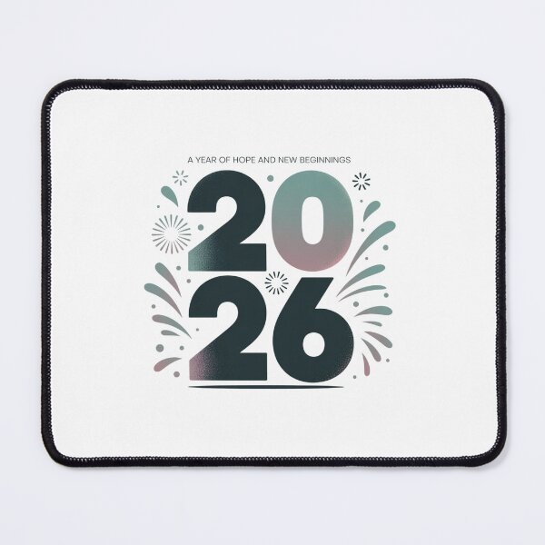 Item preview, 2026 New Year Design – A Year of Hope and New Beginnings designed and sold by ArtVoyageShop.