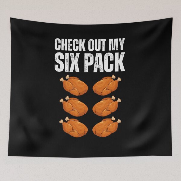 Item preview, check out my six pack funny Fitness Chicken humor Gym designed and sold by adjamine.