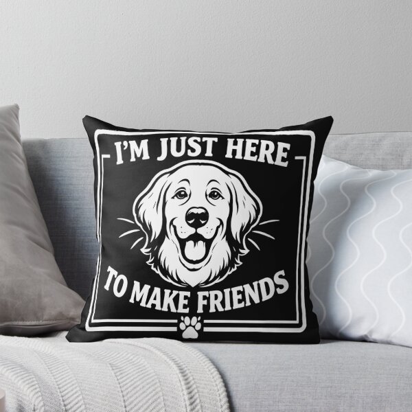 Item preview, I’m Just Here to Make Friends – Funny Dog Quote PNG, Dog Lover See Friends Design,  designed and sold by sssweetness.