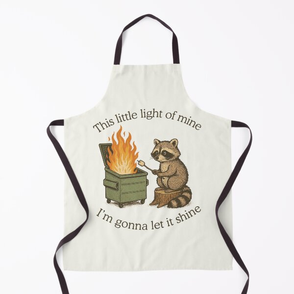 Item preview, Funny Dumpster Fire Raccoon - Mental Health designed and sold by msmeylin.