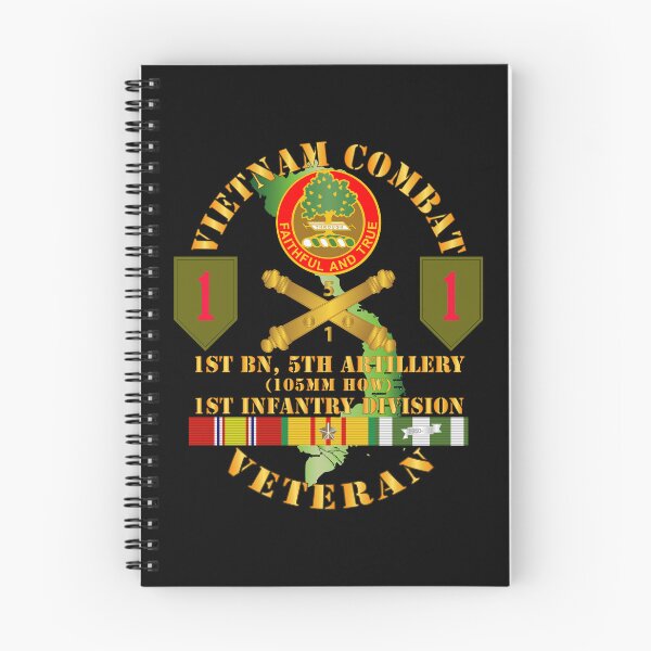 Item preview, Army - Vietnam Combat Vet - 1st Bn 5th Artillery - 1st Inf Div SSI designed and sold by Military Insignia Products.