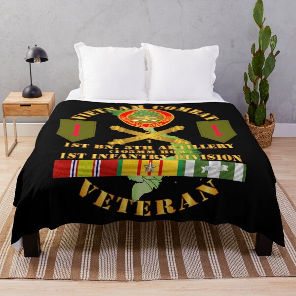 Item preview, Army - Vietnam Combat Vet - 1st Bn 5th Artillery - 1st Inf Div SSI designed and sold by Military Insignia Products.