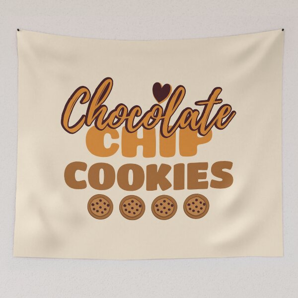 Item preview, Love Chocolate chip Cookies cute text designed and sold by Innet.