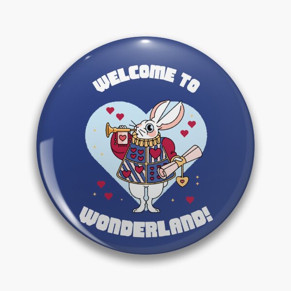 Item preview, WELCOME TO WONDERLAND! WHITE RABBIT - ALICE designed and sold by JusTiceT-shirts.