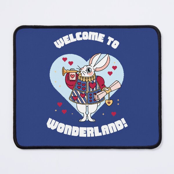 Item preview, WELCOME TO WONDERLAND! WHITE RABBIT - ALICE designed and sold by JusTiceT-shirts.