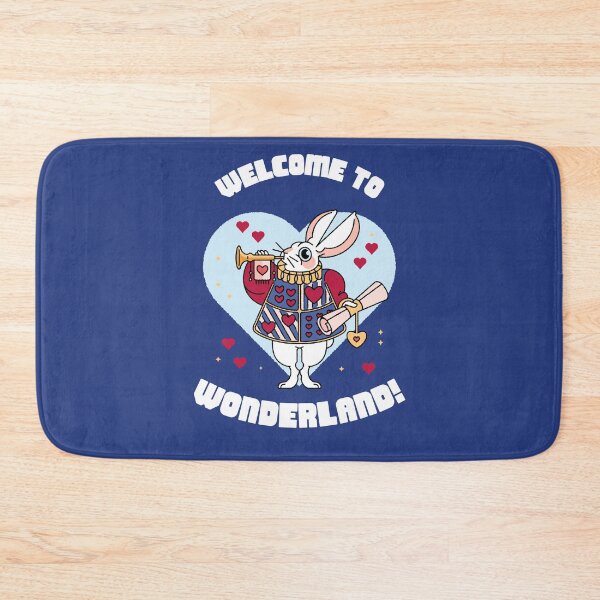 Item preview, WELCOME TO WONDERLAND! WHITE RABBIT - ALICE designed and sold by JusTiceT-shirts.
