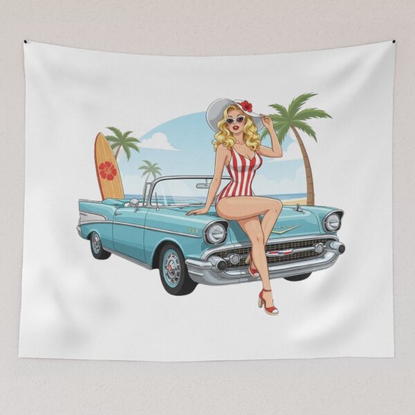 Item preview, "Retro Glamour: Charm and Audacity of Pin-Ups” designed and sold by CHRIST5000.