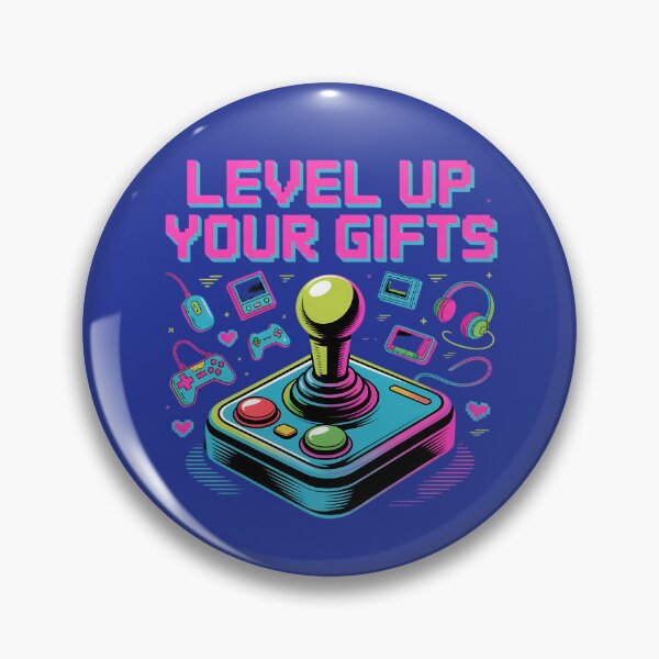 Item preview, "Level Up Your Gifts" Retro Gaming Graphic Tee designed and sold by InkWeaveShop.