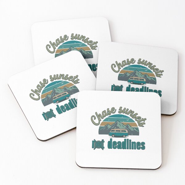 Item preview, Chase Sunsets Not Deadlines | Sunset Chaser Lifestyle Tee designed and sold by typoinspired.