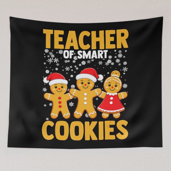 Item preview, Of Smart Cookies Gingerbread Christmas Teacher Cute  designed and sold by WayTBeenkenArt.
