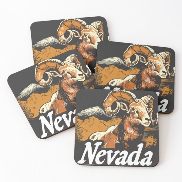 Item preview, Nevada Bighorn Sheep – Desert Mountain Wildlife Illustration designed and sold by DuskLightDesign.
