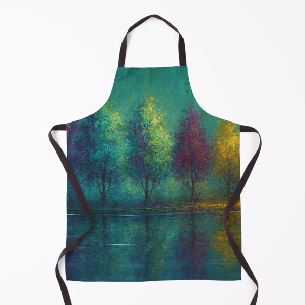 Item preview, Mystic Grove - Reflections Colorful Trees at Dusk designed and sold by Joey Santiago.