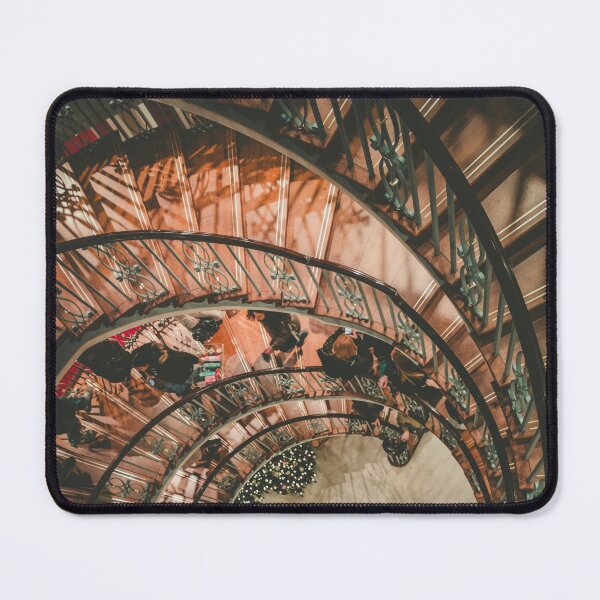 Item preview, Vintage Spiral Staircase in Retro Style designed and sold by DiscoverySB.