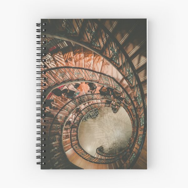 Item preview, Vintage Spiral Staircase in Retro Style designed and sold by DiscoverySB.