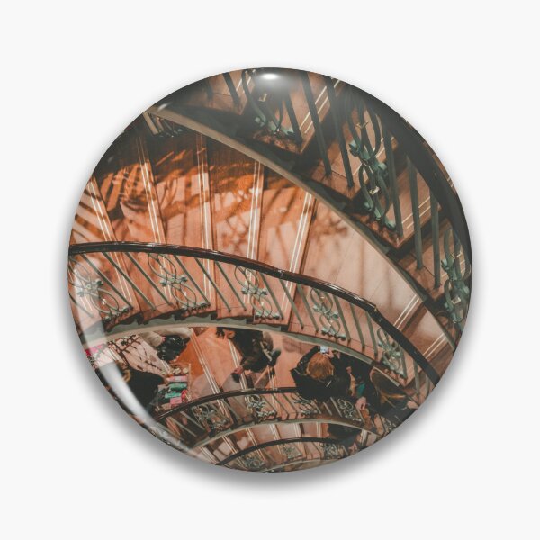 Item preview, Vintage Spiral Staircase in Retro Style designed and sold by DiscoverySB.