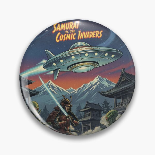 Item preview, Japanese Warriors VS. Aliens designed and sold by Fragmented Murmurings.