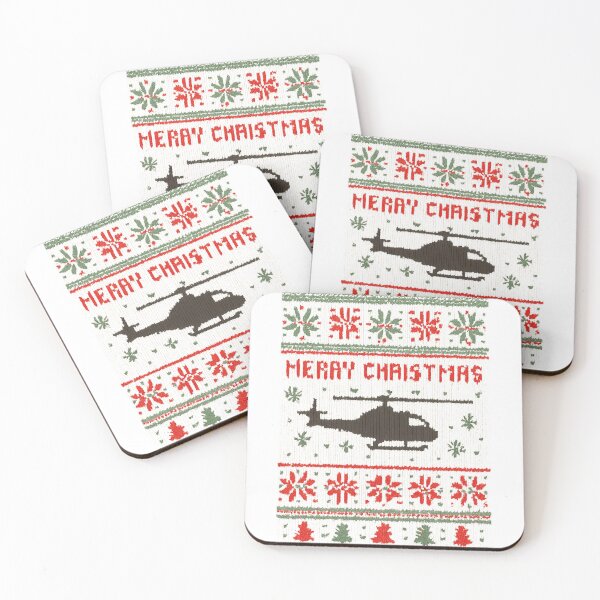 Item preview, Army Ugly Christmas Sweater Helicopter  designed and sold by Callsign 84.