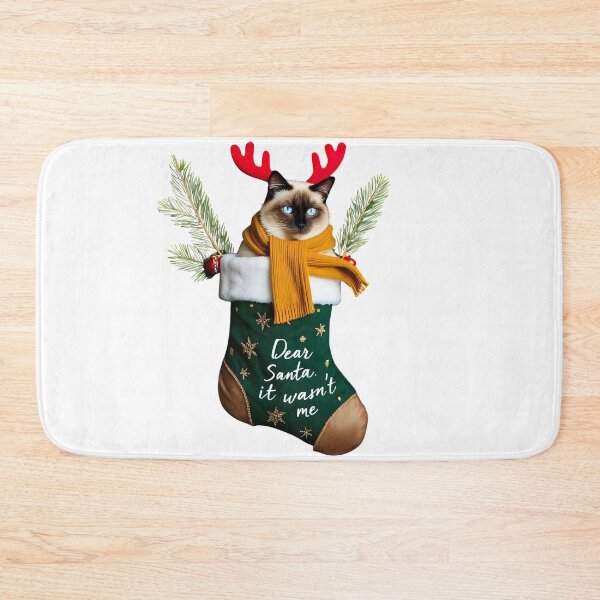 Item preview, Dear Santa, It Wasn’t Me – Sarcastic Christmas Cat | Funny Holiday Gift designed and sold by MiszungART.
