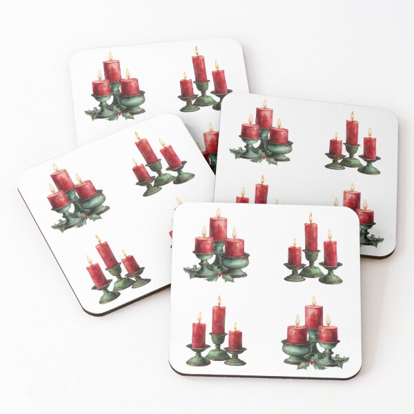 Item preview, Vintage Christmas candles pack designed and sold by MendaciousMina.