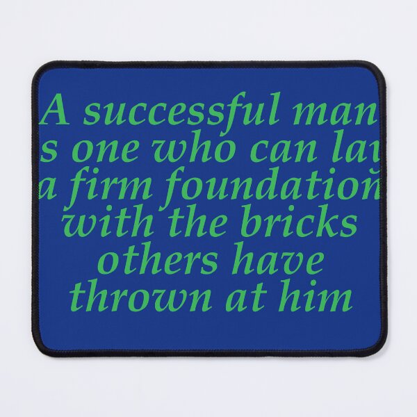 Item preview, Successful man builds a firm foundation designed and sold by fristsmokie.