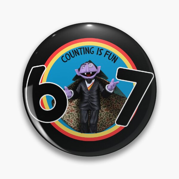 Item preview, Counting Is Fun – 6  7 Parody Retro Style Design designed and sold by Deddirae.
