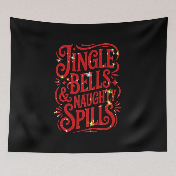 Item preview, Jingle Bells And Naughty Spills Christmas Party designed and sold by creativerooney.