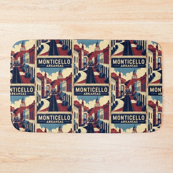 Item preview, Monticello Arkansas USA Vintage Travel Tourism  designed and sold by TravelersGems.