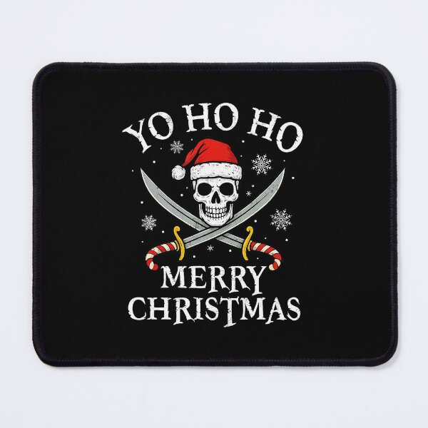 Item preview, Yo Ho Ho Merry Christmas Holiday Pirate Santa Hat Boating  designed and sold by JEFDodsonArt.