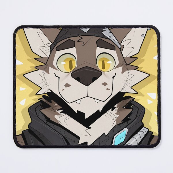 Item preview, Portrait of a Surprised Tactical Furry Wolf designed and sold by Finmm.