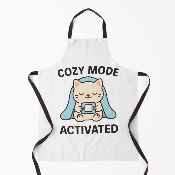 Item preview, Cozy Mode Activated – Cute Kawaii Gamer Cat designed and sold by Trend Drops Mad.