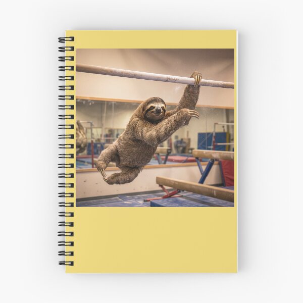 Item preview, Gymnastics Sloth on the Uneven Bars designed and sold by Tridentulus.