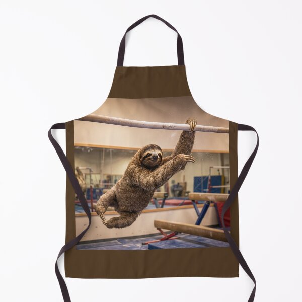Item preview, Gymnastics Sloth on the Uneven Bars designed and sold by Tridentulus.