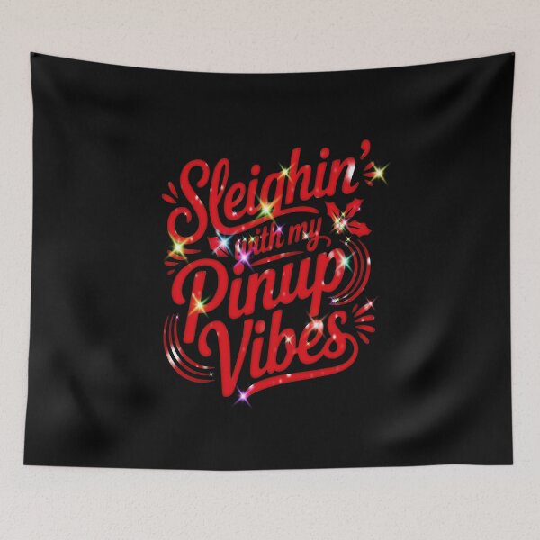 Item preview, Sleighin With My Pinup Vibes Christmas designed and sold by creativerooney.