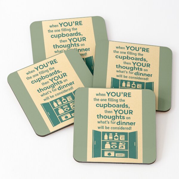 Item preview, Stop the household discontent with dinner designed and sold by Red Panda Gifts.