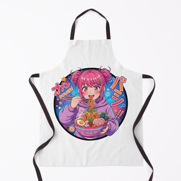 Item preview, Oishii Ramen Queen | Stunning Anime Girl Eating Ramen T-Shirt designed and sold by AlluraInc.