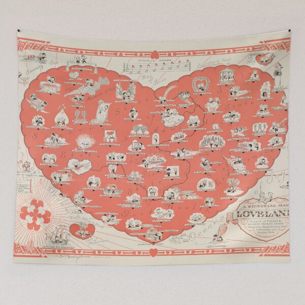 Item preview, A Pictorial Map of Loveland 1943 designed and sold by NoisyNosyNancy.