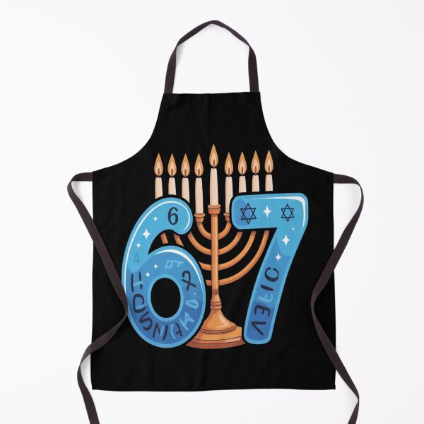 Item preview, Funny Six Seven 67 Meme Sarcastic Hanukkah tshirt designed and sold by Jacky-Design.