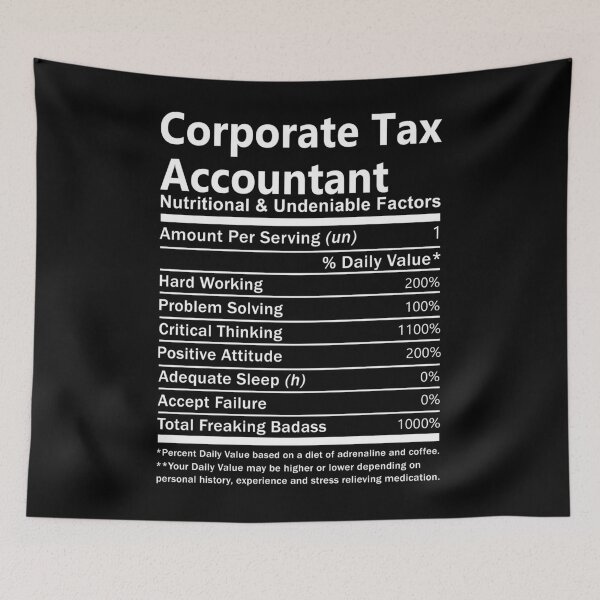 Item preview, Corporate Tax Accountant designed and sold by aqnkkalw83.