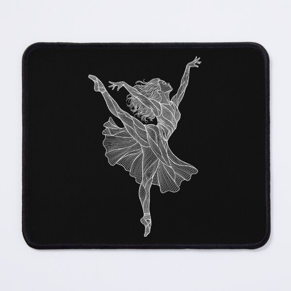 Item preview, Elegant ballerina in flowing line art designed and sold by Fuechse.