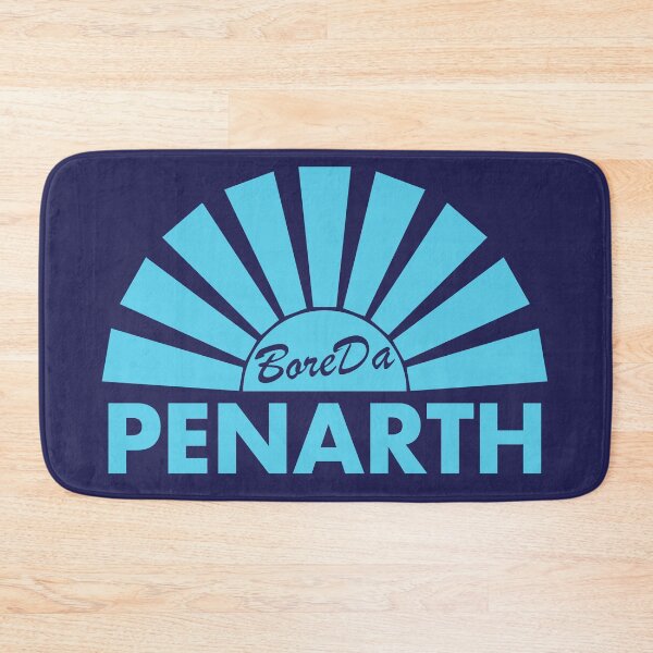 Item preview, Bore Da Penarth Good Morning - cyan designed and sold by unREST-design.