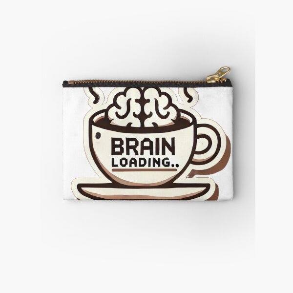 Item preview, Brain Loading Please Wait – Funny Coffee Humor Design | Cute Mental Health & Productivity Quote designed and sold by zevorgue.