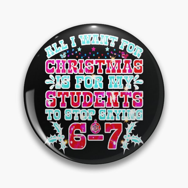 Item preview, Stop Saying 6 Minus 7 Christmas designed and sold by creativerooney.