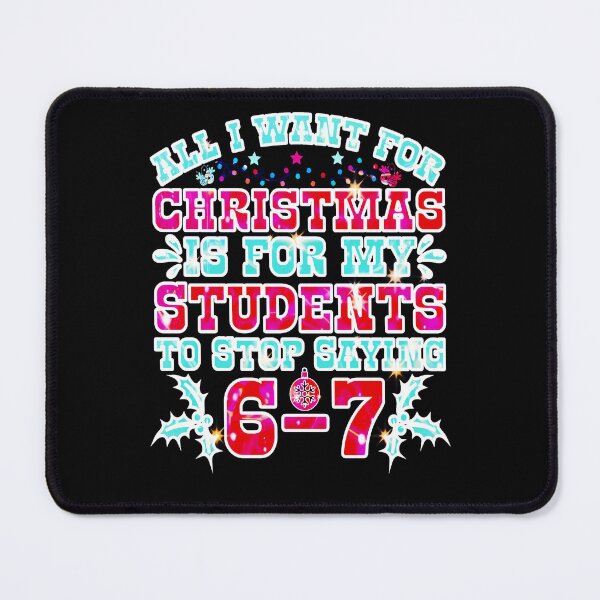 Item preview, Stop Saying 6 Minus 7 Christmas designed and sold by creativerooney.