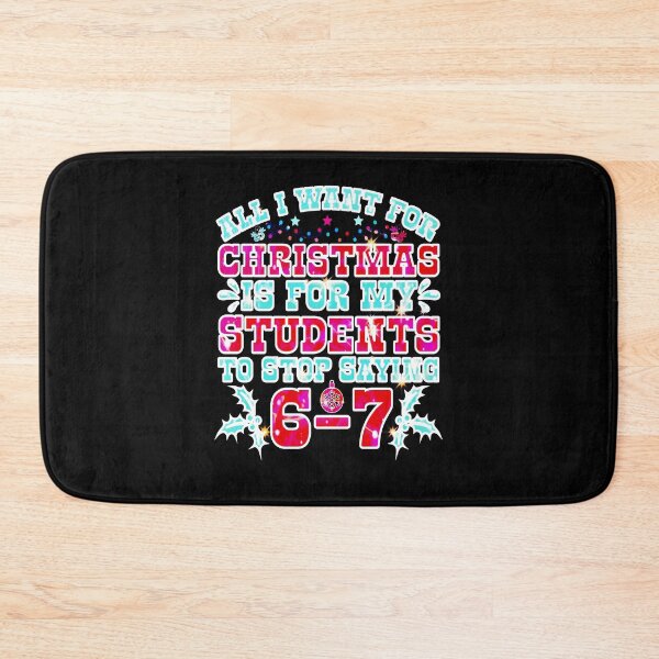 Item preview, Stop Saying 6 Minus 7 Christmas designed and sold by creativerooney.