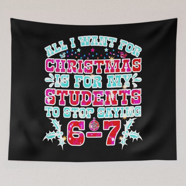 Item preview, Stop Saying 6 Minus 7 Christmas designed and sold by creativerooney.