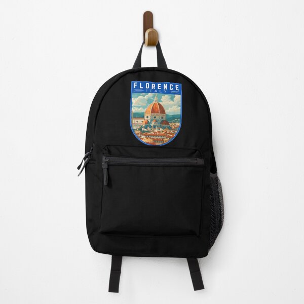Item preview, Florence in Tuscany, Italy Vintage Travel Art Badge designed and sold by MaateoDesign.